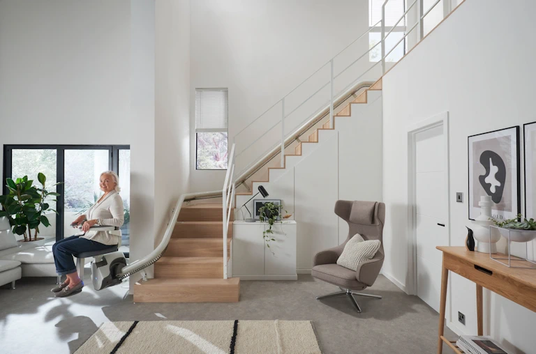 View our flow x curved stairlift page