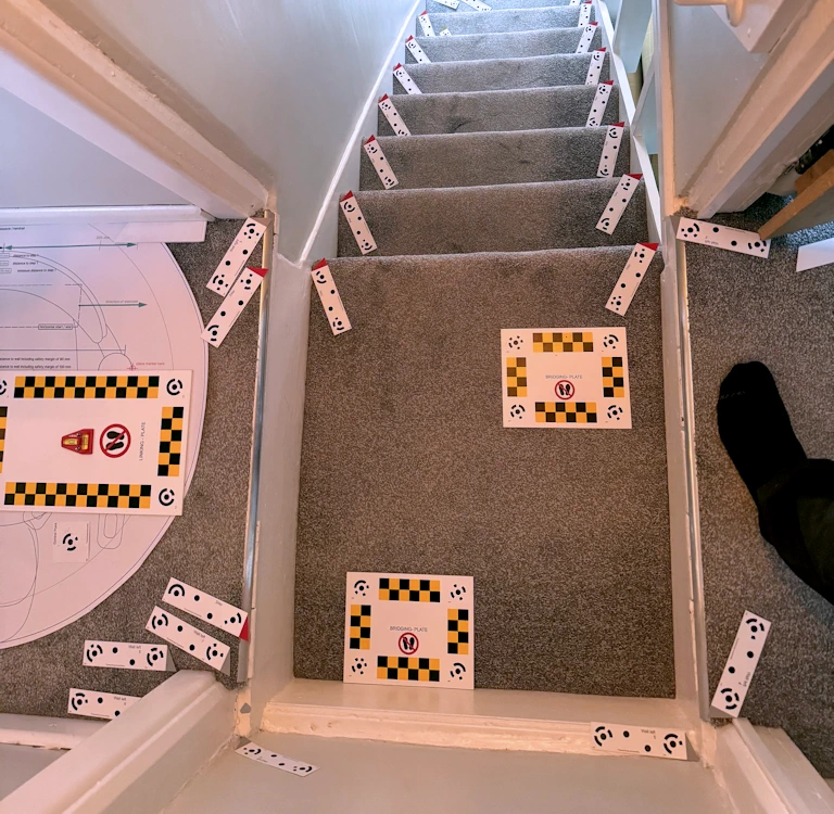Made to measure curved stairlift rail design