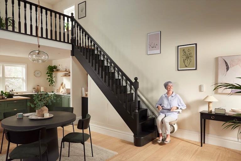 View our flow x curved stairlift page